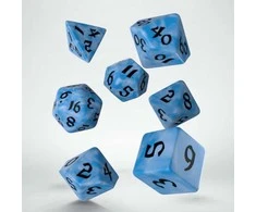 Q Workshop Classic RPG Runic Glacier &amp; Juodas Dice Set
