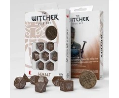 Q Workshop The Witcher kauliukų rinkinys. Geraltas – Roach kompanionas