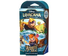 Ravensburger Disney Lorcana: Azurito jūros pradinė kaladė, smaragdas ir safyras