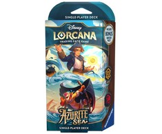 Ravensburger Disney Lorcana: Azurito jūros pradinė kaladė, ambra ir rubinas