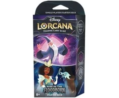Ravensburger Disney Lorcana - Rise of the Floodborn Starter Deck - Amethyst &amp; Steel