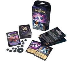 Ravensburger Disney Lorcana - Rise of the Floodborn Starter Deck - Amethyst &amp; Steel