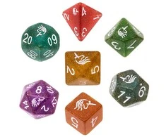 REBEL RPG kauliukų rinkinys – akrilas – vienaragis