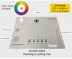 „Redgrass Painter v2 Wet RGG“ dažymo kilimėlis, A3 – atsparus pjovimui