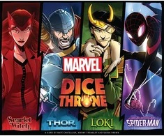 Roxley Games Marvel Dice Throne: Scarlet Witch v. Thor v. Loki v. Spider-Man