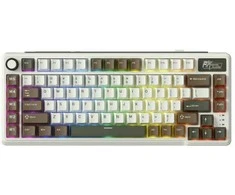 Royal Kludge L75 RGB Palm Žalias belaidė klaviatūra | 75%, Hot-swap, Creamy switches, US