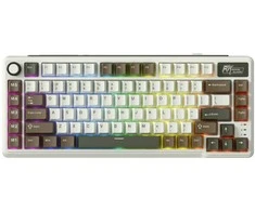 Royal Kludge L75 RGB Palm Žalias belaidė klaviatūra | 75%, Hot-swap, Creamy switches, US