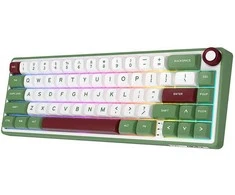 Royal Kludge R65 RGB Žalias sand laidinė mechaninė klaviatūra | 60%, Brown switches, US