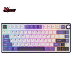 Royal Kludge RK R75 RGB Blackberry laidinė klaviatūra | 75%, Hot-swap, Brown switches, US