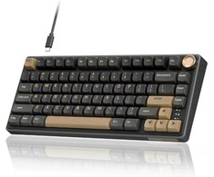 Royal Kludge RK R75 RGB Phantom laidinė klaviatūra | 75%, Hot-swap, Sidabrinis switches, US