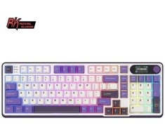 „Royal Kludge RK-S98 RGB Blackberry“ klaviatūra | 96%, karšto keitimo, žalios spalvos jungikliai, JAV