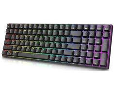 Royal Kludge RK100 juoda belaidė klaviatūra | 96%, Hot-swap, Brown Switches, US