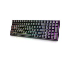Royal Kludge RK100 juoda belaidė klaviatūra | 96%, Hot-swap, Brown Switches, US