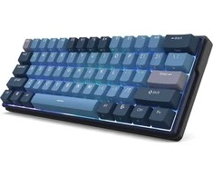 Royal Kludge RK61 Plus RGB Indigo belaidė klaviatūra | 60%, Hot-swap, SkyCyan switches, US