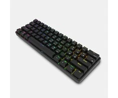 Royal Kludge RK61 TKL klaviatūra | 60%, Hot-swap, Brown Switches, US, juoda