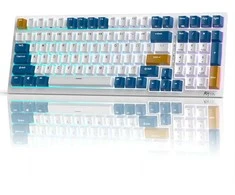 Royal Kludge RK98 RGB Klein Mėlyna belaidė klaviatūra | 98%, Hot-swap, Mėlyna switches, US