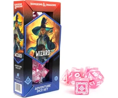 Sirius Dice Dungeons &amp; Dragons Adventure Dice - Wizard: Fuchsia