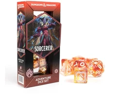 Sirius Dice Dungeons &amp; Dragons Adventure Dice - Sorcerer: Oranžinis