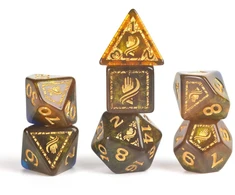 Sirius Dice Dungeons &amp; Dragons Adventure Dice - Monk: Mėlyna / Gold