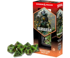Sirius Dice Dungeons &amp; Dragons Adventure Dice - Barbarian: Žalias / Brown
