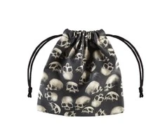 Q Workshop Skull Fullprint Dice Bag