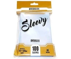 Sleevy OVERSIZE – Clear (100 sleeves 79x120 mm)