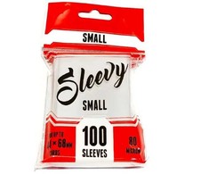 Sleevy SMALL – Clear (100 sleeves 44×68 mm)