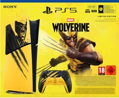 Sony PlayStation 5 SLIM žaidimų konsolė Marvel’s Wolverine Geltona Bundle (825 GB SSD, Digital)