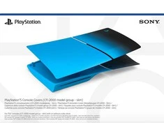Playstation Sony PS5 Slim konsolės korpusas (Rhythm Mėlyna)