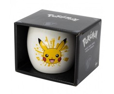 STOR Pokemon Pikachu keramikinis apvalus puodelis (384ml)