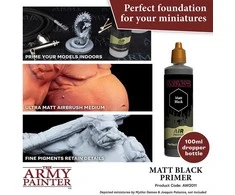 The Army Painter Warpaints Air: Primer Juodas, 100 ml