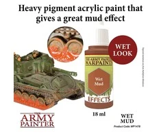 The Army Painter Kariuomenės tapytojas dažo efektai: šlapias purvas