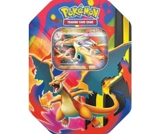 The Pokemon Pokemon TCG - Mega Charizard Tin (4 boosters) - Mega Charizard Y ex