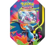The Pokemon Pokemon TCG - Mega Charizard Tin (4 boosters) - Mega Charizard X ex