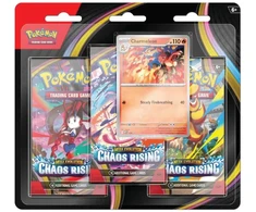 The Pokemon Pokemon TCG: Mega Evolution - Chaos Rising 3-pack Blister Charmeleon