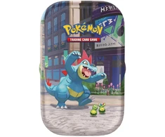 The Pokemon Pokemon TCG: Mega Evolution - Lumiose City Mini Tin - Feraligatr &amp; Budew