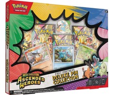 The Pokemon Pokemon TCG: Mega Evolution — Ascended Heroes First Partners Deluxe Pin Collection