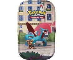 The Pokemon Pokemon TCG: Mega Evolution - Lumiose City Mini Tin - Salamence &amp; Litleo
