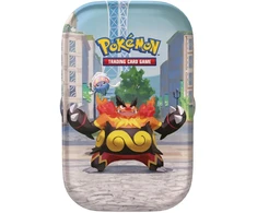 The Pokemon Pokemon TCG: Mega Evolution - Lumiose City Mini Tin - Emboar &amp; Inkay