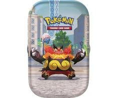 The Pokemon Pokemon TCG: Mega Evolution - Lumiose City Mini Tin - Emboar &amp; Inkay