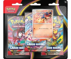 The Pokemon Pokemon TCG: Mega Evolution - Chaos Rising 3-pack Blister Charmeleon