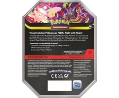 The Pokemon Pokemon TCG - Mega Moonlit: Mega Clefable ex Tin (4 boosters)