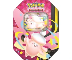 The Pokemon Pokemon TCG - Mega Moonlit: Mega Clefable ex Tin (4 boosters)
