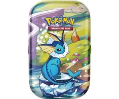 The Pokemon Pokemon TCG - Scarlet &amp; Violet - Prismatic Evolutions Mini Tin Vaporeon