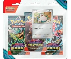 Pokemon Pokemon TCG – Scarlet &amp; Violet 6 Twilight Masquerade Checklane 3 pakuotės lizdinė plokštelė – Snorlax