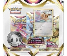 The Pokemon Pokemon TCG - Sword &amp; Shield 10 Astral Radiance 3-pack Blister - Eevee
