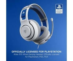 Ausinės „Turtle Beach“ – „Atlas 200“ – „Balta“ – „PlayStation 5“
