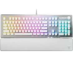 Turtle Beach Vulcan II RGB 100% balta laidinė mechaninė klaviatūra (Titan II Raudona switch, US)