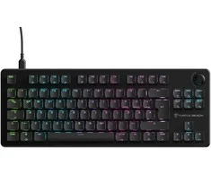 Turtle Beach Vulcan II TKL 75% juoda laidinė mechaninė klaviatūra (Raudona switch, US)
