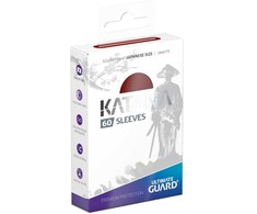 Ultimate Guard Katana Sleeves Japanese Size (60) - Raudona